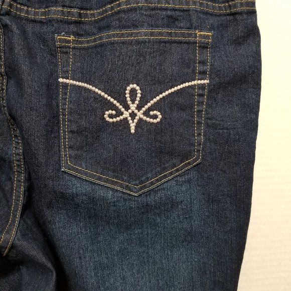 House Of Freedom jeans 22T 22 Tall denim embroidered back pockets plus size - Picture 10 of 14